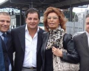 Photo of Sophia Loren with Carmine